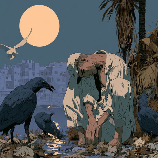Asaf Hanuka style, Midjourney V8.2, render 2 of 4