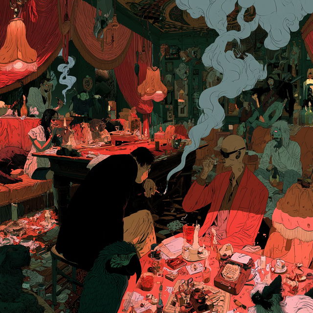 Asaf Hanuka style, Midjourney V8.2, render 4 of 4