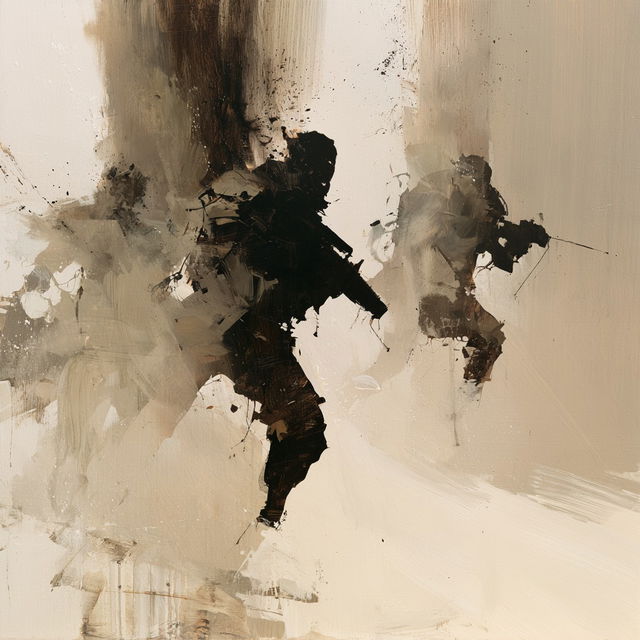 Ashley Wood style, Midjourney V8.2, render 1 of 4