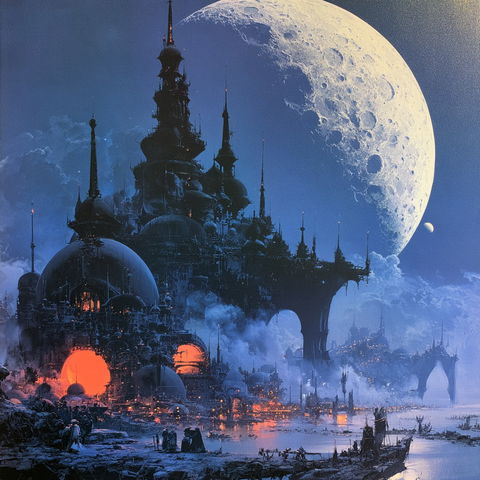 Bruce Pennington style (Illustrators), Midjourney V8.2