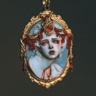 Cameo style, Midjourney V8.2, render 3 of 4