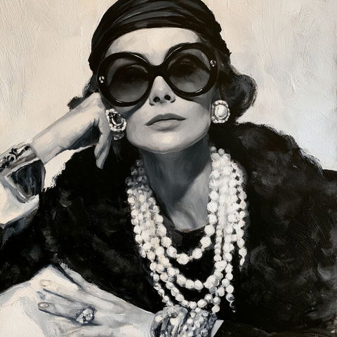 Coco Chanel style (Fashion designers), Midjourney V8.2