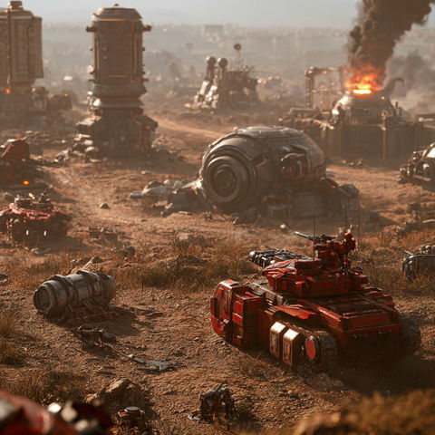 Command & Conquer style (Titles), Midjourney V8.2