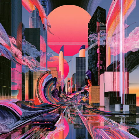 Futurism style (Genres), Midjourney V8.2