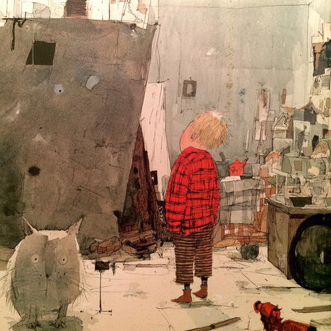 John Burningham style (Illustrators), Midjourney V8.2
