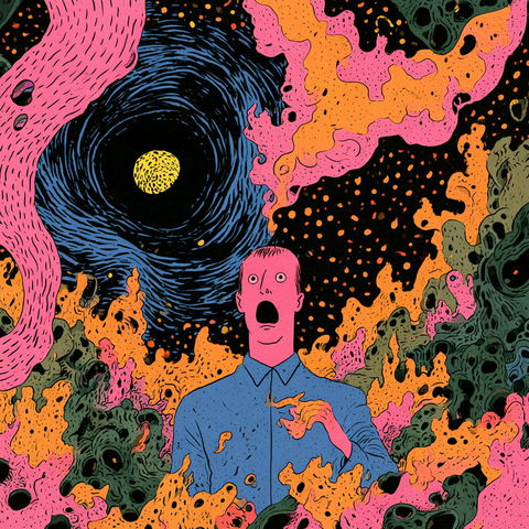 Michael DeForge style (Illustrators), Midjourney V8.2