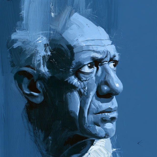 Pablo Picasso style, Midjourney V8.2, render 2 of 4
