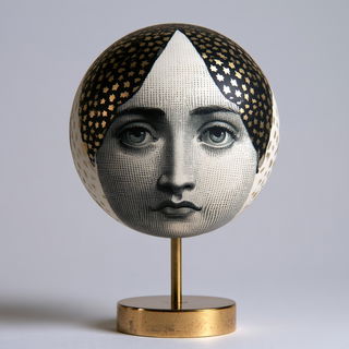 Piero Fornasetti style, Midjourney V8.2, render 3 of 4