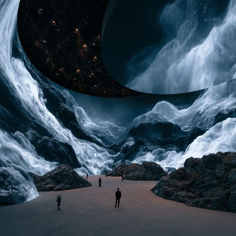 Refik Anadol style (Various), Midjourney V8.2