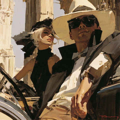 Robert McGinnis style (Illustrators), Midjourney V8.2