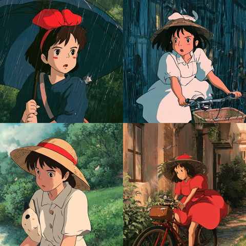 Studio Ghibli style (Titles), Midjourney V8.2