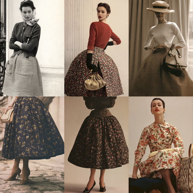 Vintage fashion style, Midjourney V8.2, render 2 of 4