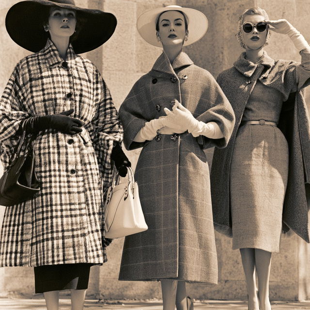 Vintage fashion style, Midjourney V8.2, render 4 of 4