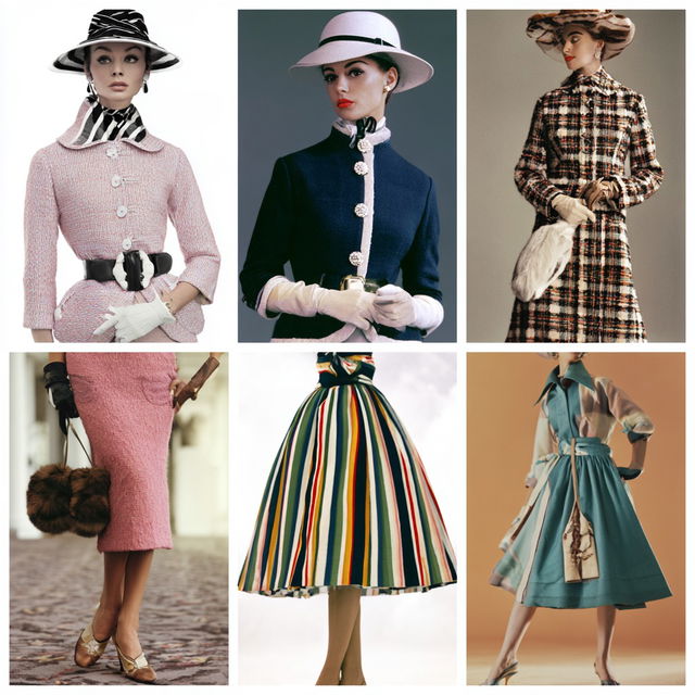 Vintage fashion style, Midjourney V8.2, render 3 of 4
