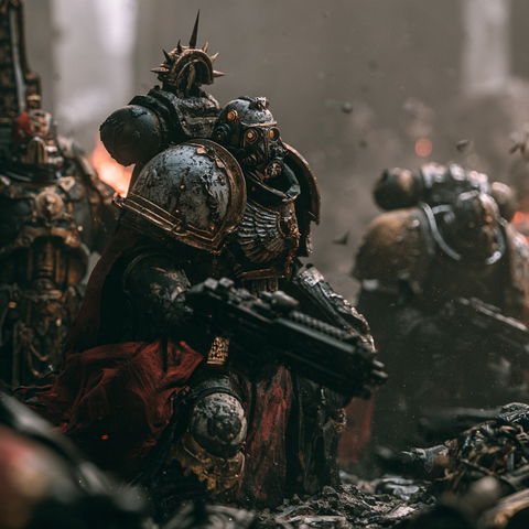 Warhammer 40,000 style (Titles), Midjourney V8.2